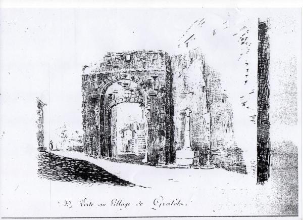 1860 le portail de la rue droite