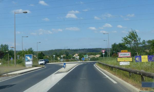 l'entrée du village de nos jours